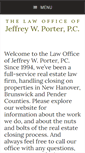 Mobile Screenshot of jeffporterlaw.com